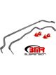 BMR For 16-18 Chevy Camaro Sway Bar Kit w/ Bushings Black Hammertone