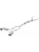 Borla For 16-17 Chevy Camaro 6.2L 4in Dual Carbon Fiber Tips Dual Spl