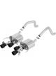 Borla For 2015+ Chevy Corvette C7 Z06 6.2L Axle Back ATAK Exhaust Blac