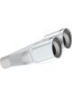 Borla Universal Polished Tip Dual Round Rolled Angle-Cut inlet 2in. Outl…