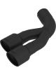 Borla For 2020 Jeep Gladiator 3.6L V6 AWD Ceramic Black Tip Section