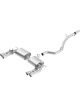 Borla For 13-15 Audi S3 S-Type Dual Round Rolled Catback Exhaust