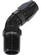 Aeroflow 45 Degree Male NPT Swivel Hose End 1/2