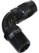 Aeroflow 90 Degree Male NPT F/Flow Swivel Hose End 1/4