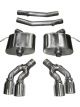 Corsa For 2016 Cadillac CTS V Sedan 6.2L V8 2.75in Polished Sport Axle-B…