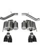 Corsa For 16-18 Cadillac ATS-V 3.6T 4in Black Sport Axle-Back Exhaust