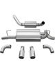 Corsa For 18+ Jeep Wrangler JL 2.5in Dual Rear Exit Polished Tips Tourin…