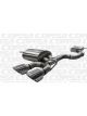 Corsa For 10-14 Volkswagen R Mk6 Black Sport 3.0in Cat-Back Single Re…