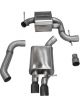 Corsa For 06-10 Volkswagen GLI Mk5 Black Touring 3.0in Cat-Back Singl…