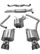 Corsa For 10-14 Audi B8 Black Sport 2.5in Cat-Back Dual Rear Exit Bla…