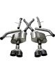 Corsa For 18-20 Jeep Grand Cherokee TrackHawk 6.2L Xtreme Cat-Back Du…