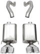 Corsa For 06-13 Chevy Corvette C6 Z06 7.0L 09-13 ZR1 6.2L Polished AxleB…