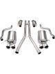 Corsa For 04-08 Cadillac XLR 4.6L Polished Sport Cat-Back Exhaust