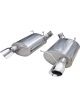 Corsa For 11-12 Ford Mustang Shelby GT500 5.4L V8 Polished Sport Axle-Ba…