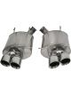 Corsa For 13-13 Ford Mustang Shelby GT500 5.8L V8 Polished Sport Axle-Ba…