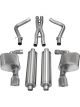 Corsa For 12-13 Dodge Charger SRT-8 6.4L V8 Polished Xtreme Cat-Back Exh…