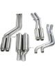 Corsa For 99-06 BMW 325i/is Sedan E46 Polished Sport Cat-Back Exhaust