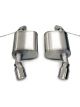 Corsa For 07-12 BMW 335i Coupe E92 Polished Sport Axle-Back Exhaust