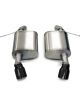 Corsa For 07-12 BMW 335i Coupe E92 Black Sport Axle-Back Exhaust