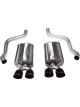Corsa For 09-13 Chevrolet Corvette C6 6.2L V8 Black Sport Axle-Back E…