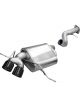 Corsa For 08-10 BMW 135i Coupe E82 Black Sport Axle-Back Exhaust