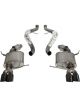 Corsa For 08-12 BMW M3 Convertible E93 Black Sport Cat-Back Exhaust