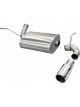 Corsa/dB For 07-11 Jeep Wrangler JK 3.8L V6 Polished Sport Axle-Back Exh…