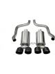 Corsa Black Xtreme Axle-Back Exhaust w/Dual Black 3.5in Tips For 09-1…