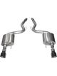 Corsa For 2015 Ford Mustang GT 5.0 3in Axle Back Exhaust, Black Dual…