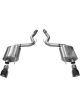 Corsa For 2015 Ford Mustang GT 5.0 3in Axle Back Exhaust Black Dual T…