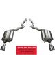 Corsa For 15-16 Ford Mustang GT Convertible 5.0L V8 Polished Sport Axle-…