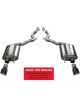 Corsa For 15-16 Ford Mustang GT Convertible 5.0L V8 Black Sport Axle-…
