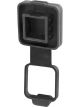 Curt 2in Rubber Hitch Tube Cover w/4-Way Flat Holder Packaged