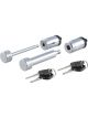 Curt Hitch & Coupler Lock Set 2in Receiver 2-1/2in Latch
