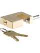 Curt Coupler Lock 1/4in Pin 3/4in Latch Span Padlock Solid Brass