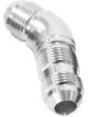 Aeroflow 45 Degree Full Flow AN Bulkhead -20AN Silver