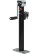 Curt Pipe-Mount Swivel Jack w/Side Handle 2000lbs 15in Travel