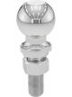 Curt 2-5/16in Trailer Ball 1in x 3in Shank 6000lbs Chrome