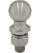 Curt 2in Trailer Ball 1in x 2-1/8in Shank 6000lbs Stainless Packaged