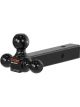 Curt Multi-Ball Mount 2in Solid Shank 1-7/8in 2in & 2-5/16in Black Balls
