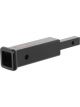 Curt Receiver Tube Adapter 1-1/4in to 2in Shank Not For Towing Use 6-1/4
