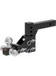 Curt Adjustable Tri-Ball Mount 2in Shank 1-7/8in 2in & 2-5/16in Balls