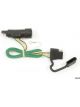 Curt For 76-82 Jeep Cherokee Custom Wiring Harness 4-Way Flat Output