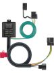 Curt For 07-12 Hyundai Santa Fe Custom Wiring Connector 4-Way Flat Outpu…