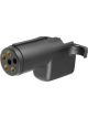 Curt Electrical Adapter 6-Way Round Vehicle to 4-Way Flat Trailer