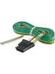 Curt 4-Way Flat Connector Socket w/60in Wires Vehicle Side