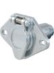 Curt 6-Way Round Connector Socket Vehicle Side Packaged