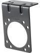 Curt Connector Mounting Bracket For 7-Way RV Blade Heavy-Duty Black