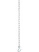 Curt 27in Safety Chain w/1 S-Hook 2000lbs Clear Zinc