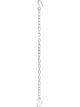 Curt 48in Safety Chain w/2 S-Hooks 7000lbs Clear Zinc